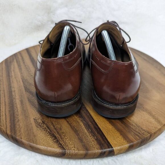 Johnston And Murphy Sheepskin Signature Series Brown Wine Mens Shoes Size 11 - Picture 5 of 11